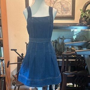Joie Blue Denim Mini Dress